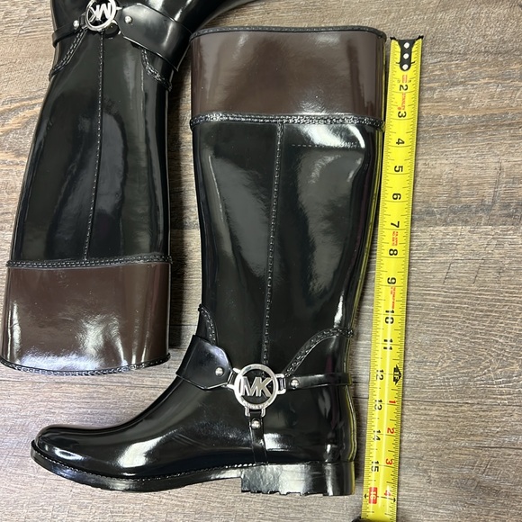 SOLD IN STORE NEW Michael Kors FULTON Harness Rain Boots Size 9 - Picture 12 of 13